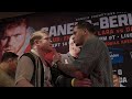 Exclusive Audio: Canelo and Berlanga's Intense Exchange at LA Press Conference