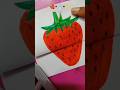 creative drawing✨🐰🍓... #shorts