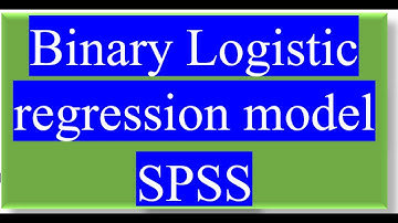 Binary logistic regression በ SPSS ውስጥ እንዴት እንጠቀማለን? በተግባራዊ ምሳሌ ይማሩ