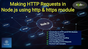Node.js | Section 28 | Master HTTP Requests in Node.js | GET & POST Explained #https #http #nodejs