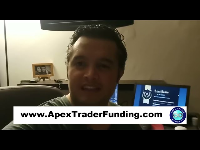 Nestor P. has been funded with Apex Trader Funding class=