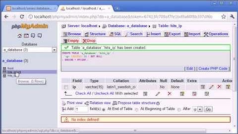 123   Creating a Database Hit Counter Part 1 ‏