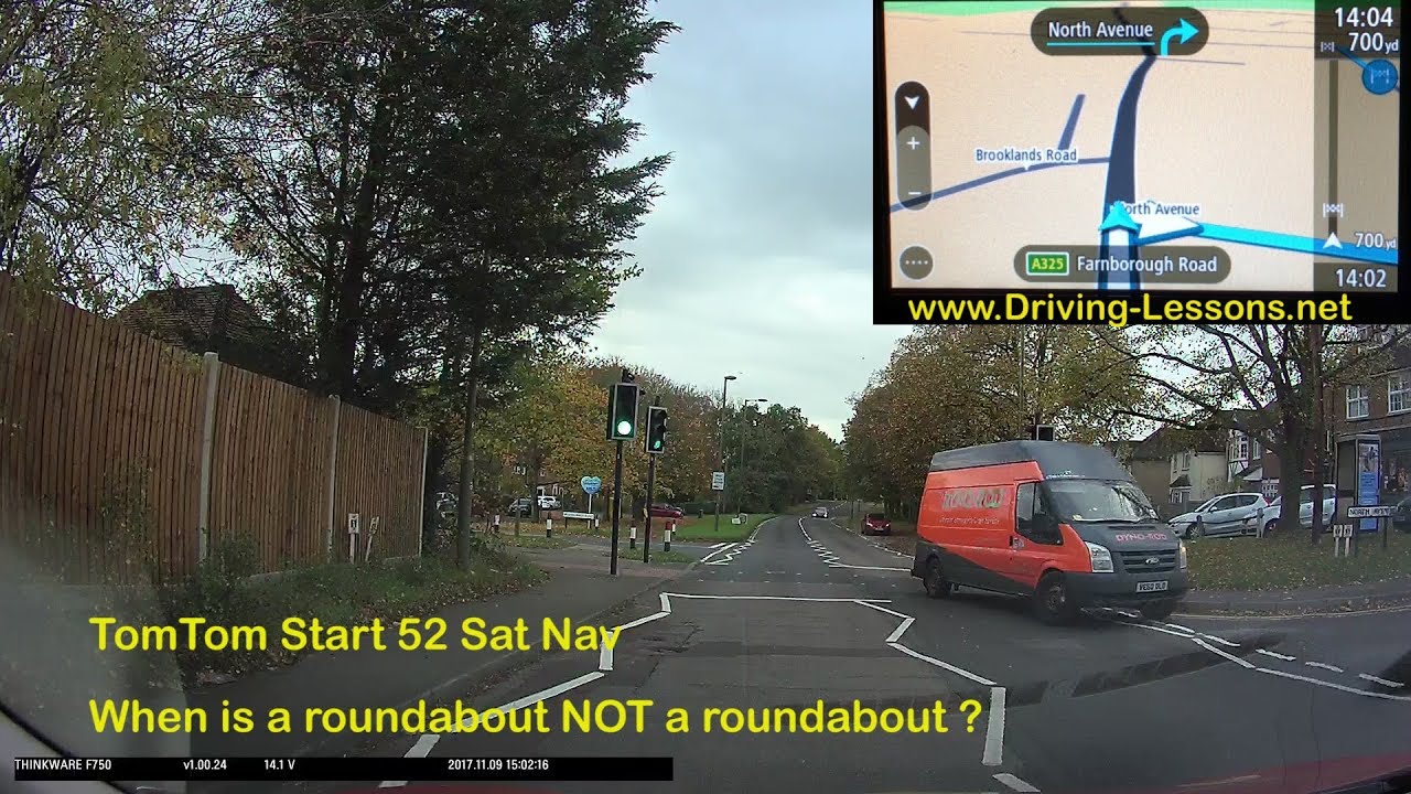 When is a roundabout NOT a roundabout - TomTom Start 52 SATNAV