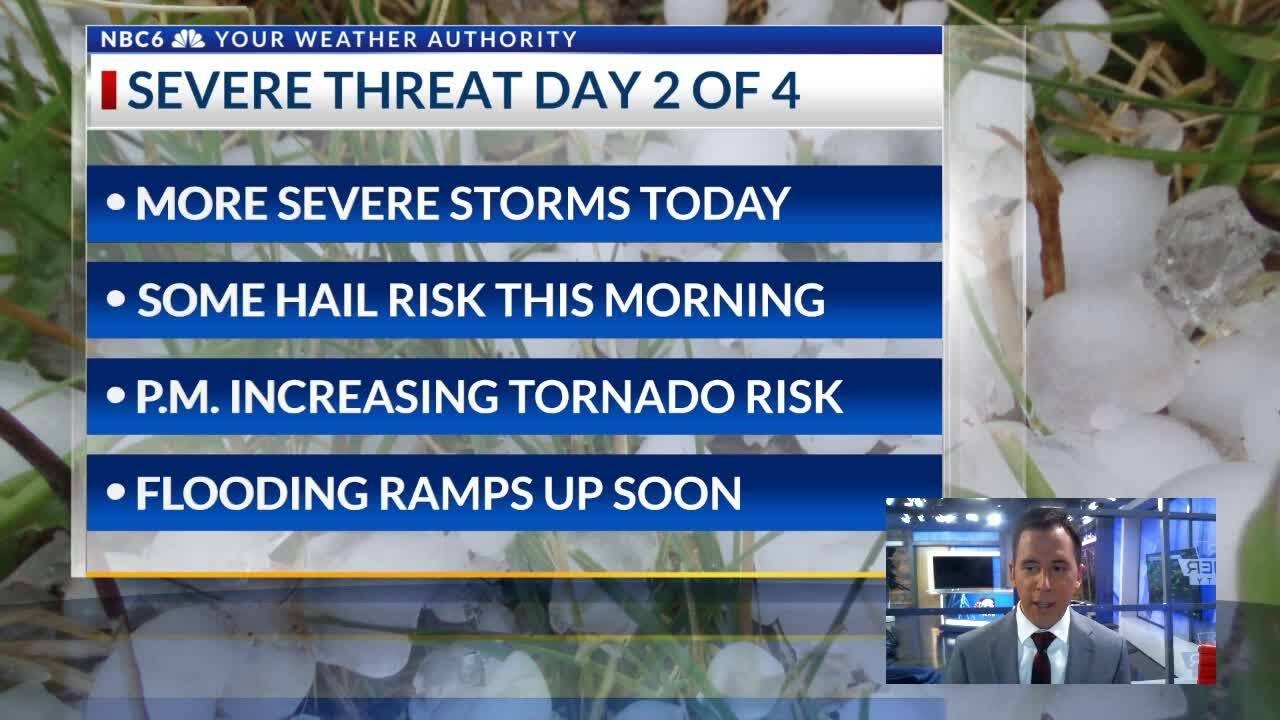 SEVERE THUNDERSTORMS continue through Saturday - YouTube