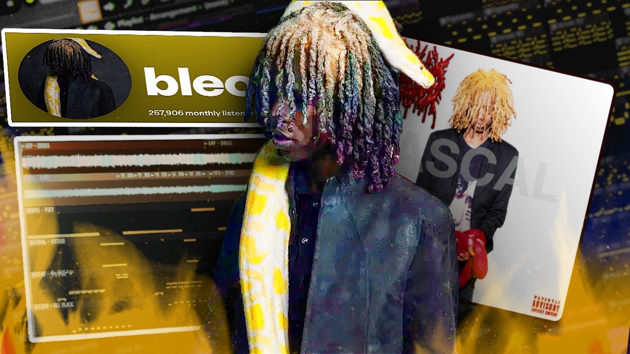 Bleeod Build Rapper How to MAKE SCARY Bleood BEATS (distorted) - YouTube
