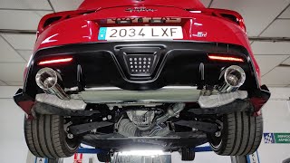 GR Supra 2.0 sound test Fi EXHAUST valvetronic performance catback & sport 200cell downpipes
