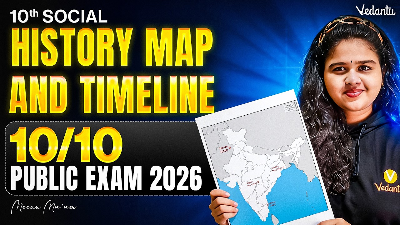 10th Social | History Map and Timeline | Public Exam 2026 | Meenu Ma'am