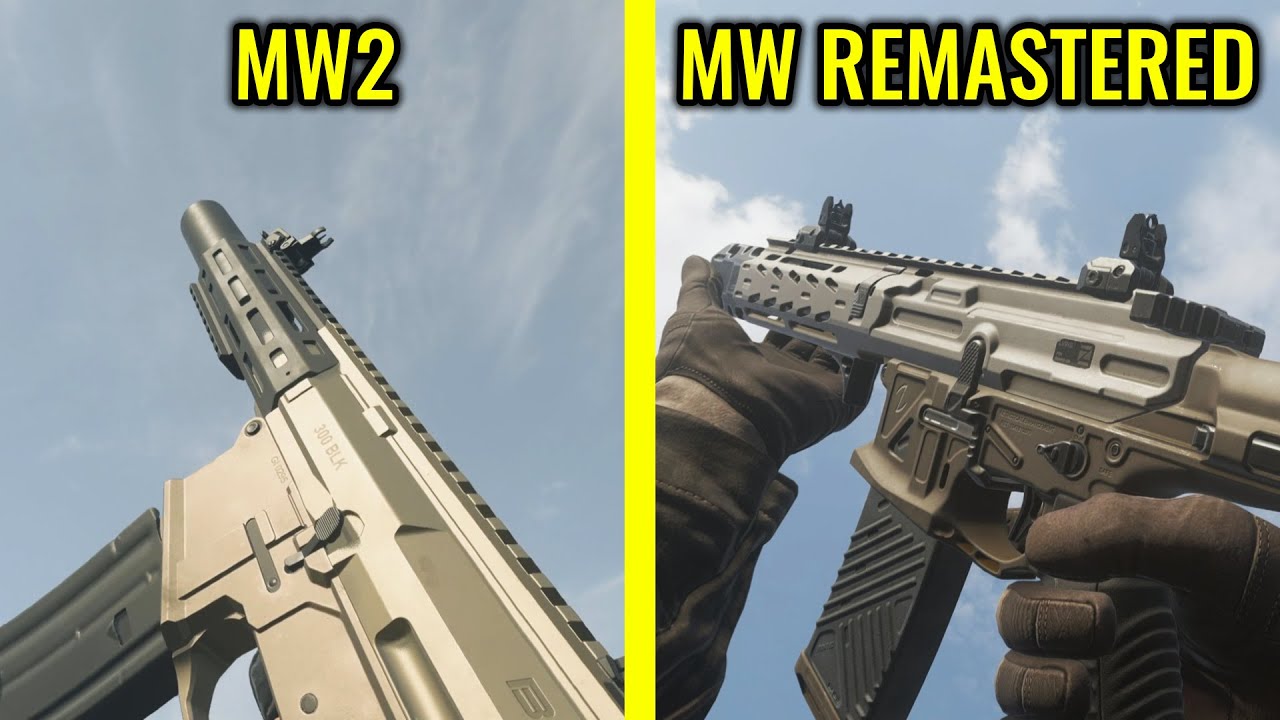 Call of Duty Modern Warfare 2 Remastered vs CoD Modern Warfare 2 (2022) Oil  Rig Mission Comparison 