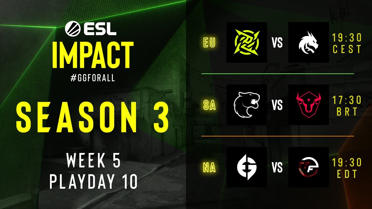 ESL Impact Season 3 - Week 5 - Day 10