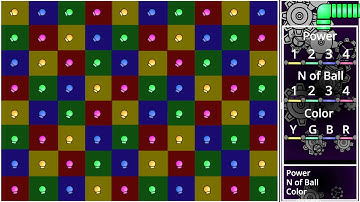 Part3 "Disjointed field" Expand your territory with cannons - Marble race in Scratch