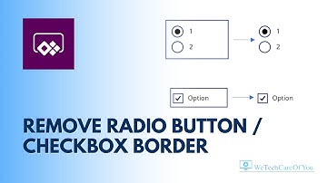 PowerApps - Remove border that appears around checkbox / radio button when clicked