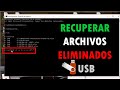 Recuperar Archivos Eliminados de la Memoria USB por Virus | Eliminar Virus USB Desde Cmd |