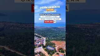 📍AYDİN / DİDİM / AKBÜK 740 m2  iki Villalık İmarlı Arsa 🔥 #almanya #villa #didim #satılık