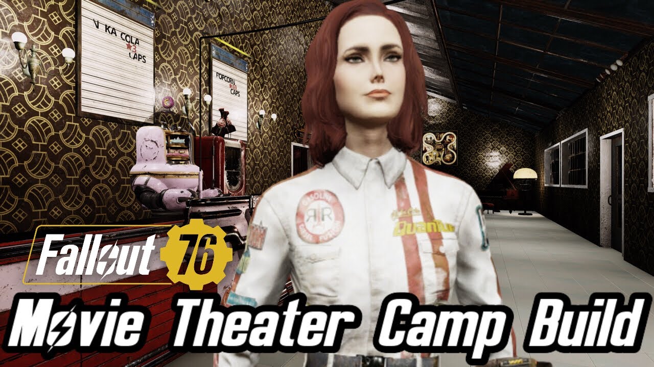Movie Theater - Camp Build Showcase | Fallout 76