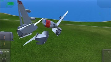 Mid-air collision compilation in Turboprop Flight Simulator #7
