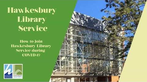 How to join Hawkesbury Library Service during COVID-19