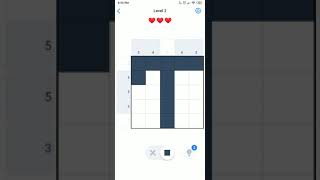 Nonogram Puzzle Level 2 | Gameplay Walkthrough | Solution