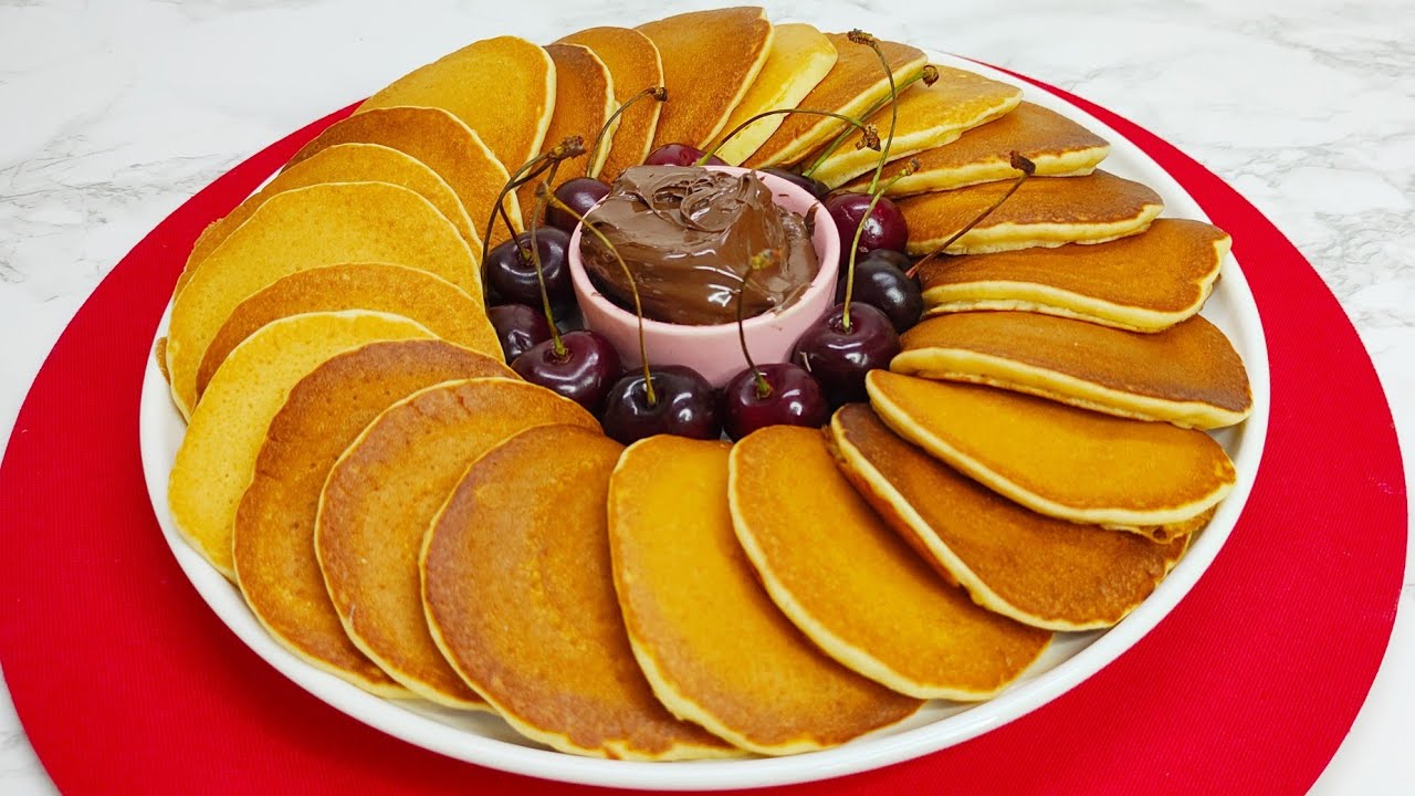 Pamuk Gibi Pankek Tarifi | Pratik Kahvaltılık Tarifler | Pancake | Kısa Yemek Videoları #shorts