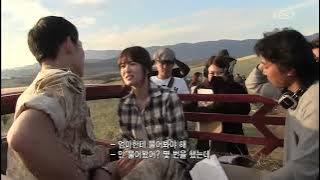 Song Joong Ki Song Hye Kyo Kiss Scene BTS Behind The Scene DOTS 송중기 송혜교 태양의 후예 키스 장면 뒤에