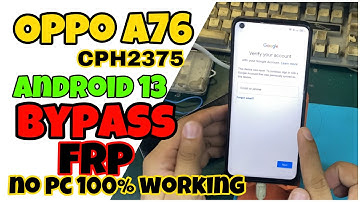 Oppo A76 frp bypass WithOut PC | CPH2375 android 13 new security patch tested new tricks