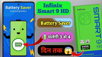 infinix smart 9 hd battery jaldi khatam ho jati hai, infinix smart 9 hd me battery backup kaise