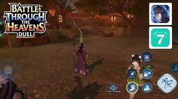 BATTLE THROUGH THE HEAVENS DUEL GAMEPLAY     BEST RPG GAME FOR MOBILE 