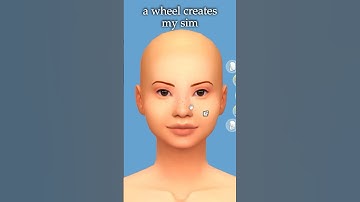 A wheel creates my sim! 🌀 #thesims4 #cas #challenge