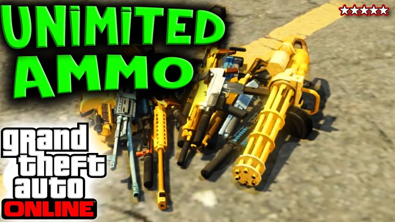 HOW TO GET UNLIMITED AMMO ON GTA 5 ONLINE (GTA 5 FREE AMMO GLITCH