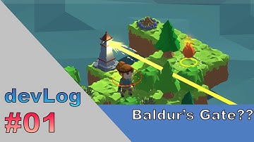 devLog - 01 August Update, New Tiles,  Picking objects like Baldur