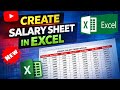How to Make Salary Sheet in Excel (Step by Step)
