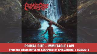 Primal Rite - Immutable Law