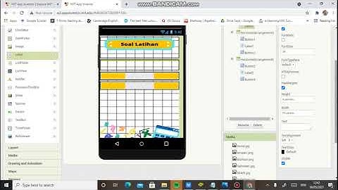 Tutorial membuat aplikasi pembelajaran menggunakan MIT App Inventor