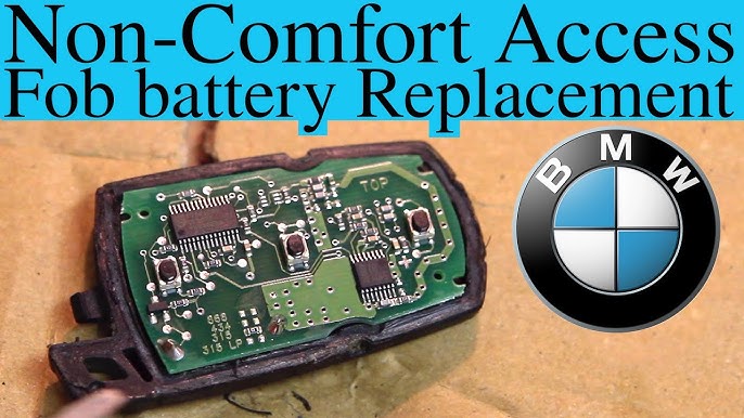 BMW remote battery charging and replacement E60 E90 E87 