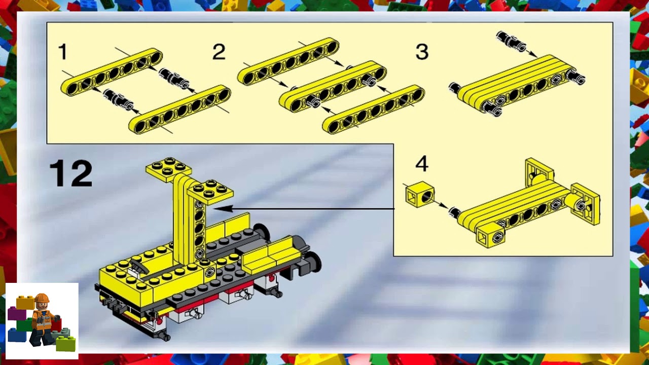 LEGO instructions - Trains - 4541 - Rail and Road Service Truck