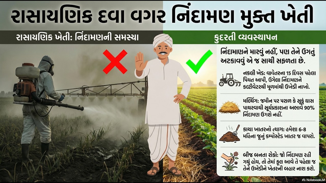 કેમીકલ વગર નીંદણ નિયંત્રણ શક્ય છે! | Knowledge series | Part 2