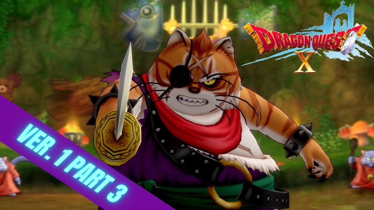 Dragon Quest X: Ver 1 Part 3 - Julet Town - YouTube