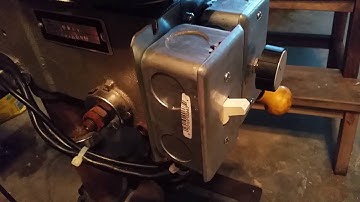 Treadmill Motor Drill Press Mod