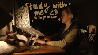 Late Night Study Medicine With Me 5010 Pomodoro, No Music