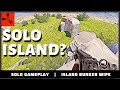 I Built a Solo Bunker &amp; Island Sanctuary Here's what happened over a Week | Rust Base | Gameplay