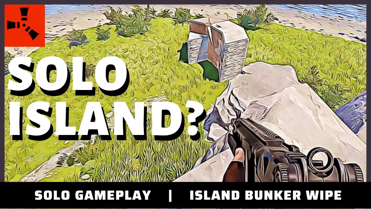 I Built a Solo Bunker & Island Sanctuary Here's what happened over a Week | Rust Base | Gameplay