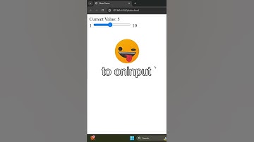 🚀 oninput vs 🐢 onchange in HTML Sliders: Real-Time Updates! ⚡#Coding #WebDevelopment #JavaScript