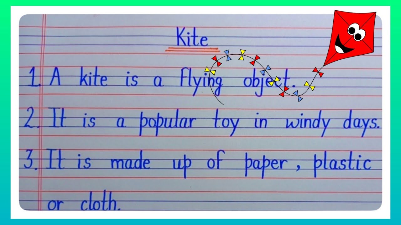 kite essay for class 3