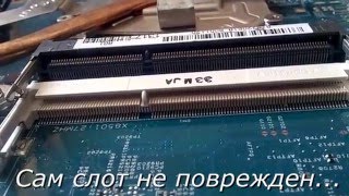 видео Samsung R540 пропало изображение