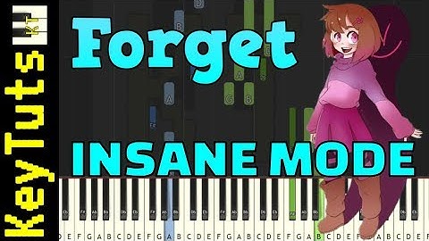 Learn to Play Forget from Glitchtale (Undertale AU) - Insane Mode
