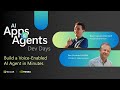 Build a Voice-Enabled AI Agent in Minutes
