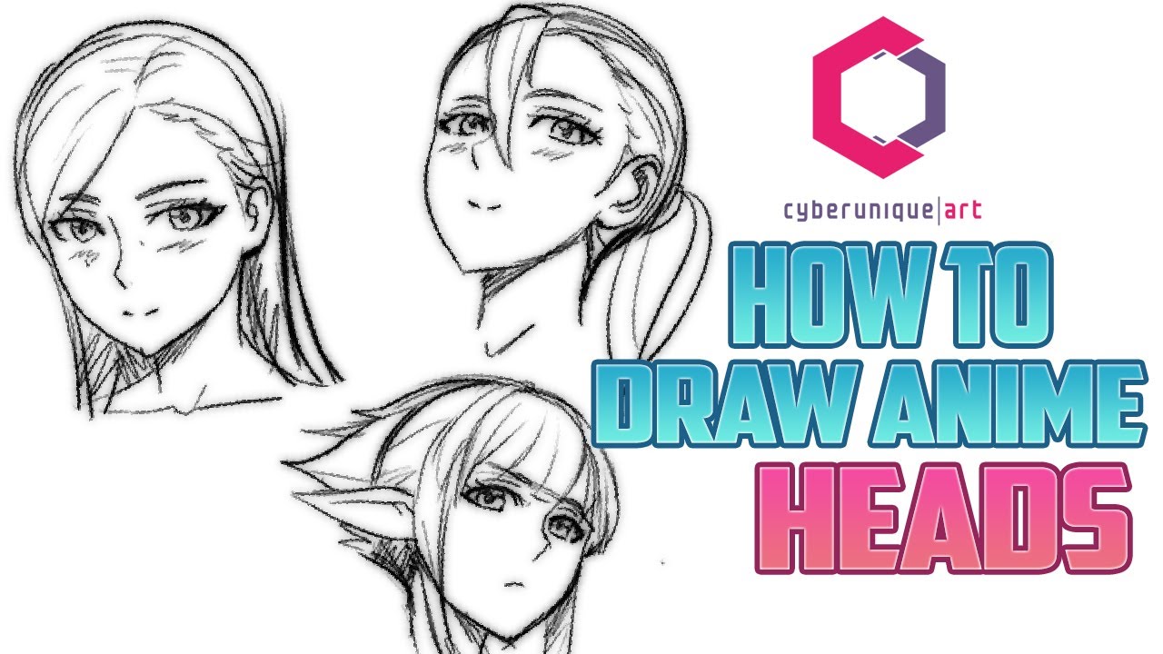 How To Draw Anime Heads Side View Learn how to draw anime manga head ...