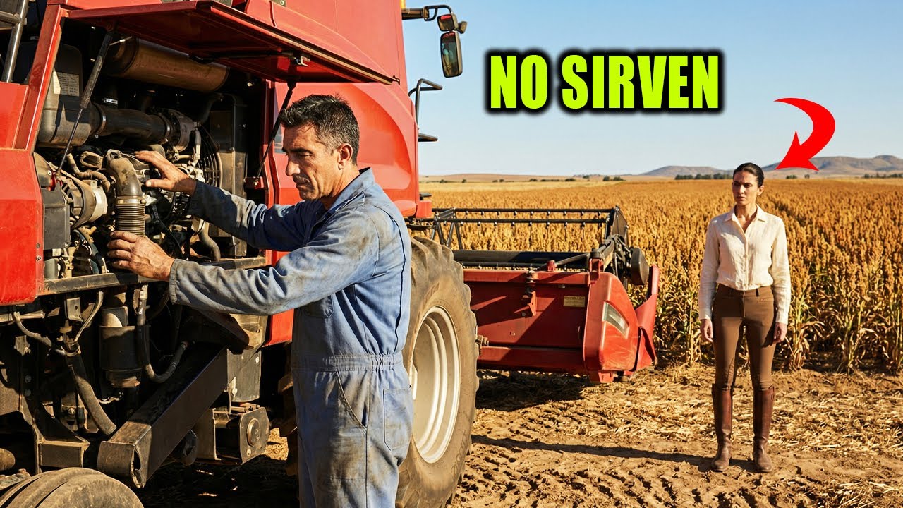 El mecánico luchaba en silencio para pagar el tratamiento de su padre… Una millonaria lo descubrió…