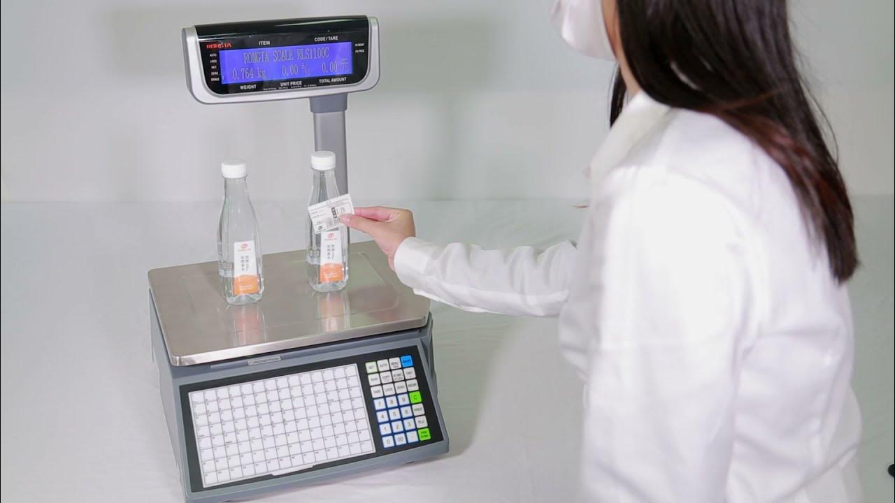 [Product Display] RLS1000C Digital Commercial Scale with Label Printer