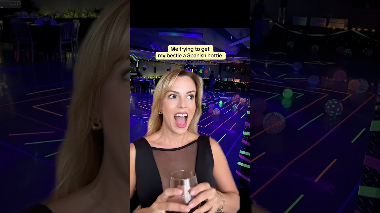 He was too shy for this wingwoman 🤦🏼‍♀️😂 ¡Ni por esas oye!  #spanish #lyrics #comedy #flirting