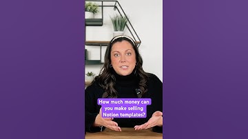 How Much Money Can You Make Selling Notion Templates | How To Sell Notion Templates Part 1